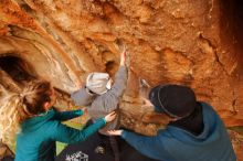 Bouldering in Hueco Tanks on 12/19/2019 with Blue Lizard Climbing and Yoga

Filename: SRM_20191219_1213581.jpg
Aperture: f/4.5
Shutter Speed: 1/200
Body: Canon EOS-1D Mark II
Lens: Canon EF 16-35mm f/2.8 L