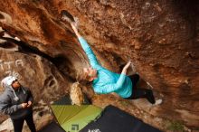 Bouldering in Hueco Tanks on 12/19/2019 with Blue Lizard Climbing and Yoga

Filename: SRM_20191219_1215230.jpg
Aperture: f/5.0
Shutter Speed: 1/200
Body: Canon EOS-1D Mark II
Lens: Canon EF 16-35mm f/2.8 L
