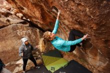 Bouldering in Hueco Tanks on 12/19/2019 with Blue Lizard Climbing and Yoga

Filename: SRM_20191219_1215300.jpg
Aperture: f/5.0
Shutter Speed: 1/200
Body: Canon EOS-1D Mark II
Lens: Canon EF 16-35mm f/2.8 L