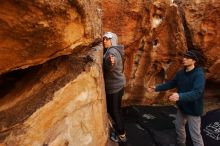 Bouldering in Hueco Tanks on 12/19/2019 with Blue Lizard Climbing and Yoga

Filename: SRM_20191219_1225280.jpg
Aperture: f/6.3
Shutter Speed: 1/250
Body: Canon EOS-1D Mark II
Lens: Canon EF 16-35mm f/2.8 L