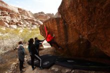 Bouldering in Hueco Tanks on 12/19/2019 with Blue Lizard Climbing and Yoga

Filename: SRM_20191219_1235250.jpg
Aperture: f/9.0
Shutter Speed: 1/250
Body: Canon EOS-1D Mark II
Lens: Canon EF 16-35mm f/2.8 L