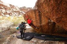 Bouldering in Hueco Tanks on 12/19/2019 with Blue Lizard Climbing and Yoga

Filename: SRM_20191219_1239270.jpg
Aperture: f/7.1
Shutter Speed: 1/250
Body: Canon EOS-1D Mark II
Lens: Canon EF 16-35mm f/2.8 L