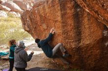 Bouldering in Hueco Tanks on 12/19/2019 with Blue Lizard Climbing and Yoga

Filename: SRM_20191219_1241000.jpg
Aperture: f/7.1
Shutter Speed: 1/250
Body: Canon EOS-1D Mark II
Lens: Canon EF 16-35mm f/2.8 L