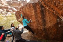 Bouldering in Hueco Tanks on 12/19/2019 with Blue Lizard Climbing and Yoga

Filename: SRM_20191219_1243050.jpg
Aperture: f/7.1
Shutter Speed: 1/250
Body: Canon EOS-1D Mark II
Lens: Canon EF 16-35mm f/2.8 L