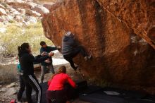 Bouldering in Hueco Tanks on 12/19/2019 with Blue Lizard Climbing and Yoga

Filename: SRM_20191219_1250040.jpg
Aperture: f/7.1
Shutter Speed: 1/250
Body: Canon EOS-1D Mark II
Lens: Canon EF 16-35mm f/2.8 L