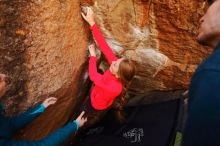 Bouldering in Hueco Tanks on 12/19/2019 with Blue Lizard Climbing and Yoga

Filename: SRM_20191219_1251470.jpg
Aperture: f/4.0
Shutter Speed: 1/250
Body: Canon EOS-1D Mark II
Lens: Canon EF 16-35mm f/2.8 L