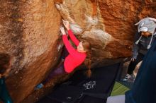 Bouldering in Hueco Tanks on 12/19/2019 with Blue Lizard Climbing and Yoga

Filename: SRM_20191219_1252250.jpg
Aperture: f/3.5
Shutter Speed: 1/250
Body: Canon EOS-1D Mark II
Lens: Canon EF 16-35mm f/2.8 L