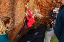 Bouldering in Hueco Tanks on 12/19/2019 with Blue Lizard Climbing and Yoga

Filename: SRM_20191219_1252270.jpg
Aperture: f/4.0
Shutter Speed: 1/250
Body: Canon EOS-1D Mark II
Lens: Canon EF 16-35mm f/2.8 L