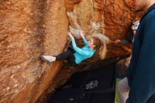 Bouldering in Hueco Tanks on 12/19/2019 with Blue Lizard Climbing and Yoga

Filename: SRM_20191219_1254180.jpg
Aperture: f/4.0
Shutter Speed: 1/250
Body: Canon EOS-1D Mark II
Lens: Canon EF 16-35mm f/2.8 L