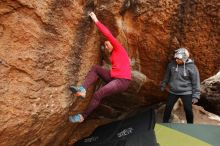 Bouldering in Hueco Tanks on 12/19/2019 with Blue Lizard Climbing and Yoga

Filename: SRM_20191219_1303270.jpg
Aperture: f/4.5
Shutter Speed: 1/250
Body: Canon EOS-1D Mark II
Lens: Canon EF 16-35mm f/2.8 L