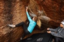 Bouldering in Hueco Tanks on 12/19/2019 with Blue Lizard Climbing and Yoga

Filename: SRM_20191219_1306480.jpg
Aperture: f/5.0
Shutter Speed: 1/250
Body: Canon EOS-1D Mark II
Lens: Canon EF 16-35mm f/2.8 L