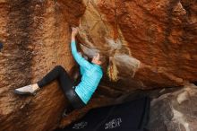 Bouldering in Hueco Tanks on 12/19/2019 with Blue Lizard Climbing and Yoga

Filename: SRM_20191219_1343250.jpg
Aperture: f/5.0
Shutter Speed: 1/250
Body: Canon EOS-1D Mark II
Lens: Canon EF 16-35mm f/2.8 L