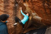 Bouldering in Hueco Tanks on 12/19/2019 with Blue Lizard Climbing and Yoga

Filename: SRM_20191219_1353320.jpg
Aperture: f/5.0
Shutter Speed: 1/200
Body: Canon EOS-1D Mark II
Lens: Canon EF 16-35mm f/2.8 L