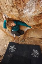 Bouldering in Hueco Tanks on 12/19/2019 with Blue Lizard Climbing and Yoga

Filename: SRM_20191219_1358580.jpg
Aperture: f/6.3
Shutter Speed: 1/200
Body: Canon EOS-1D Mark II
Lens: Canon EF 16-35mm f/2.8 L