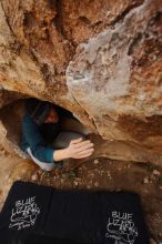 Bouldering in Hueco Tanks on 12/19/2019 with Blue Lizard Climbing and Yoga

Filename: SRM_20191219_1359370.jpg
Aperture: f/6.3
Shutter Speed: 1/250
Body: Canon EOS-1D Mark II
Lens: Canon EF 16-35mm f/2.8 L