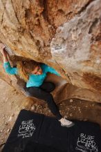 Bouldering in Hueco Tanks on 12/19/2019 with Blue Lizard Climbing and Yoga

Filename: SRM_20191219_1400230.jpg
Aperture: f/5.6
Shutter Speed: 1/250
Body: Canon EOS-1D Mark II
Lens: Canon EF 16-35mm f/2.8 L