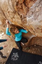 Bouldering in Hueco Tanks on 12/19/2019 with Blue Lizard Climbing and Yoga

Filename: SRM_20191219_1404180.jpg
Aperture: f/5.6
Shutter Speed: 1/250
Body: Canon EOS-1D Mark II
Lens: Canon EF 16-35mm f/2.8 L