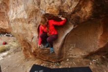 Bouldering in Hueco Tanks on 12/19/2019 with Blue Lizard Climbing and Yoga

Filename: SRM_20191219_1408230.jpg
Aperture: f/5.6
Shutter Speed: 1/250
Body: Canon EOS-1D Mark II
Lens: Canon EF 16-35mm f/2.8 L