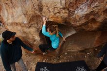 Bouldering in Hueco Tanks on 12/19/2019 with Blue Lizard Climbing and Yoga

Filename: SRM_20191219_1409250.jpg
Aperture: f/6.3
Shutter Speed: 1/250
Body: Canon EOS-1D Mark II
Lens: Canon EF 16-35mm f/2.8 L