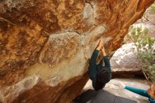 Bouldering in Hueco Tanks on 12/19/2019 with Blue Lizard Climbing and Yoga

Filename: SRM_20191219_1422340.jpg
Aperture: f/4.5
Shutter Speed: 1/250
Body: Canon EOS-1D Mark II
Lens: Canon EF 16-35mm f/2.8 L