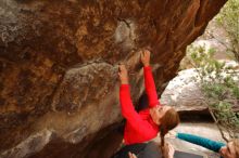 Bouldering in Hueco Tanks on 12/19/2019 with Blue Lizard Climbing and Yoga

Filename: SRM_20191219_1425530.jpg
Aperture: f/4.5
Shutter Speed: 1/250
Body: Canon EOS-1D Mark II
Lens: Canon EF 16-35mm f/2.8 L