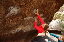 Bouldering in Hueco Tanks on 12/19/2019 with Blue Lizard Climbing and Yoga

Filename: SRM_20191219_1428360.jpg
Aperture: f/4.0
Shutter Speed: 1/250
Body: Canon EOS-1D Mark II
Lens: Canon EF 16-35mm f/2.8 L