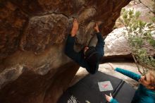 Bouldering in Hueco Tanks on 12/19/2019 with Blue Lizard Climbing and Yoga

Filename: SRM_20191219_1429220.jpg
Aperture: f/4.0
Shutter Speed: 1/250
Body: Canon EOS-1D Mark II
Lens: Canon EF 16-35mm f/2.8 L