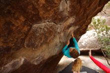Bouldering in Hueco Tanks on 12/19/2019 with Blue Lizard Climbing and Yoga

Filename: SRM_20191219_1446460.jpg
Aperture: f/4.0
Shutter Speed: 1/200
Body: Canon EOS-1D Mark II
Lens: Canon EF 16-35mm f/2.8 L