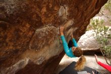 Bouldering in Hueco Tanks on 12/19/2019 with Blue Lizard Climbing and Yoga

Filename: SRM_20191219_1448040.jpg
Aperture: f/4.0
Shutter Speed: 1/250
Body: Canon EOS-1D Mark II
Lens: Canon EF 16-35mm f/2.8 L
