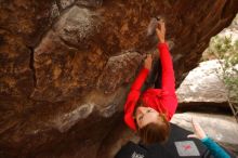 Bouldering in Hueco Tanks on 12/19/2019 with Blue Lizard Climbing and Yoga

Filename: SRM_20191219_1450170.jpg
Aperture: f/3.5
Shutter Speed: 1/250
Body: Canon EOS-1D Mark II
Lens: Canon EF 16-35mm f/2.8 L