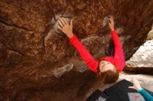 Bouldering in Hueco Tanks on 12/19/2019 with Blue Lizard Climbing and Yoga

Filename: SRM_20191219_1450180.jpg
Aperture: f/3.5
Shutter Speed: 1/250
Body: Canon EOS-1D Mark II
Lens: Canon EF 16-35mm f/2.8 L