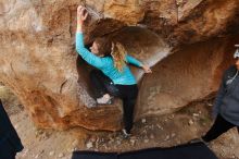 Bouldering in Hueco Tanks on 12/19/2019 with Blue Lizard Climbing and Yoga

Filename: SRM_20191219_1525370.jpg
Aperture: f/5.0
Shutter Speed: 1/250
Body: Canon EOS-1D Mark II
Lens: Canon EF 16-35mm f/2.8 L