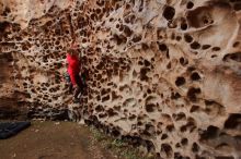 Bouldering in Hueco Tanks on 12/19/2019 with Blue Lizard Climbing and Yoga

Filename: SRM_20191219_1616540.jpg
Aperture: f/4.0
Shutter Speed: 1/100
Body: Canon EOS-1D Mark II
Lens: Canon EF 16-35mm f/2.8 L