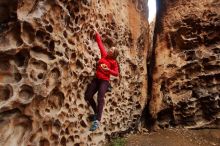 Bouldering in Hueco Tanks on 12/19/2019 with Blue Lizard Climbing and Yoga

Filename: SRM_20191219_1627080.jpg
Aperture: f/4.0
Shutter Speed: 1/125
Body: Canon EOS-1D Mark II
Lens: Canon EF 16-35mm f/2.8 L