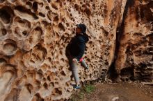 Bouldering in Hueco Tanks on 12/19/2019 with Blue Lizard Climbing and Yoga

Filename: SRM_20191219_1630360.jpg
Aperture: f/3.5
Shutter Speed: 1/100
Body: Canon EOS-1D Mark II
Lens: Canon EF 16-35mm f/2.8 L