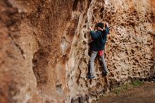 Bouldering in Hueco Tanks on 12/19/2019 with Blue Lizard Climbing and Yoga

Filename: SRM_20191219_1631010.jpg
Aperture: f/3.5
Shutter Speed: 1/100
Body: Canon EOS-1D Mark II
Lens: Canon EF 16-35mm f/2.8 L