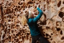 Bouldering in Hueco Tanks on 12/19/2019 with Blue Lizard Climbing and Yoga

Filename: SRM_20191219_1636530.jpg
Aperture: f/3.5
Shutter Speed: 1/100
Body: Canon EOS-1D Mark II
Lens: Canon EF 16-35mm f/2.8 L