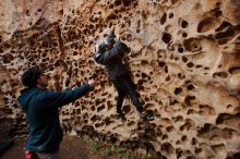 Bouldering in Hueco Tanks on 12/19/2019 with Blue Lizard Climbing and Yoga

Filename: SRM_20191219_1639200.jpg
Aperture: f/4.0
Shutter Speed: 1/100
Body: Canon EOS-1D Mark II
Lens: Canon EF 16-35mm f/2.8 L