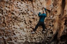 Bouldering in Hueco Tanks on 12/19/2019 with Blue Lizard Climbing and Yoga

Filename: SRM_20191219_1652420.jpg
Aperture: f/2.8
Shutter Speed: 1/100
Body: Canon EOS-1D Mark II
Lens: Canon EF 50mm f/1.8 II