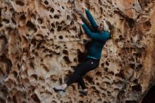 Bouldering in Hueco Tanks on 12/19/2019 with Blue Lizard Climbing and Yoga

Filename: SRM_20191219_1652480.jpg
Aperture: f/3.5
Shutter Speed: 1/100
Body: Canon EOS-1D Mark II
Lens: Canon EF 50mm f/1.8 II