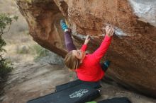 Bouldering in Hueco Tanks on 12/19/2019 with Blue Lizard Climbing and Yoga

Filename: SRM_20191219_1744570.jpg
Aperture: f/2.8
Shutter Speed: 1/320
Body: Canon EOS-1D Mark II
Lens: Canon EF 50mm f/1.8 II