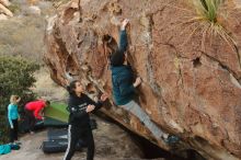 Bouldering in Hueco Tanks on 12/19/2019 with Blue Lizard Climbing and Yoga

Filename: SRM_20191219_1749320.jpg
Aperture: f/2.8
Shutter Speed: 1/320
Body: Canon EOS-1D Mark II
Lens: Canon EF 50mm f/1.8 II