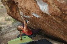 Bouldering in Hueco Tanks on 12/19/2019 with Blue Lizard Climbing and Yoga

Filename: SRM_20191219_1752330.jpg
Aperture: f/2.8
Shutter Speed: 1/250
Body: Canon EOS-1D Mark II
Lens: Canon EF 50mm f/1.8 II