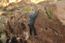 Bouldering in Hueco Tanks on 12/19/2019 with Blue Lizard Climbing and Yoga

Filename: SRM_20191219_1753140.jpg
Aperture: f/4.0
Shutter Speed: 1/250
Body: Canon EOS-1D Mark II
Lens: Canon EF 50mm f/1.8 II