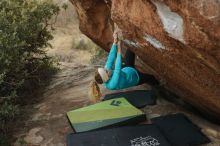 Bouldering in Hueco Tanks on 12/19/2019 with Blue Lizard Climbing and Yoga

Filename: SRM_20191219_1756460.jpg
Aperture: f/3.5
Shutter Speed: 1/250
Body: Canon EOS-1D Mark II
Lens: Canon EF 50mm f/1.8 II