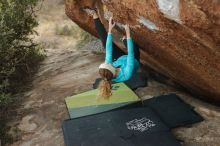 Bouldering in Hueco Tanks on 12/19/2019 with Blue Lizard Climbing and Yoga

Filename: SRM_20191219_1757100.jpg
Aperture: f/3.2
Shutter Speed: 1/250
Body: Canon EOS-1D Mark II
Lens: Canon EF 50mm f/1.8 II