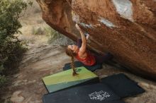 Bouldering in Hueco Tanks on 12/19/2019 with Blue Lizard Climbing and Yoga

Filename: SRM_20191219_1759180.jpg
Aperture: f/2.8
Shutter Speed: 1/250
Body: Canon EOS-1D Mark II
Lens: Canon EF 50mm f/1.8 II