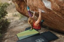 Bouldering in Hueco Tanks on 12/19/2019 with Blue Lizard Climbing and Yoga

Filename: SRM_20191219_1759380.jpg
Aperture: f/2.8
Shutter Speed: 1/250
Body: Canon EOS-1D Mark II
Lens: Canon EF 50mm f/1.8 II