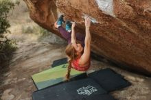 Bouldering in Hueco Tanks on 12/19/2019 with Blue Lizard Climbing and Yoga

Filename: SRM_20191219_1759430.jpg
Aperture: f/2.8
Shutter Speed: 1/250
Body: Canon EOS-1D Mark II
Lens: Canon EF 50mm f/1.8 II