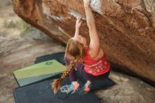 Bouldering in Hueco Tanks on 12/19/2019 with Blue Lizard Climbing and Yoga

Filename: SRM_20191219_1759470.jpg
Aperture: f/2.5
Shutter Speed: 1/250
Body: Canon EOS-1D Mark II
Lens: Canon EF 50mm f/1.8 II